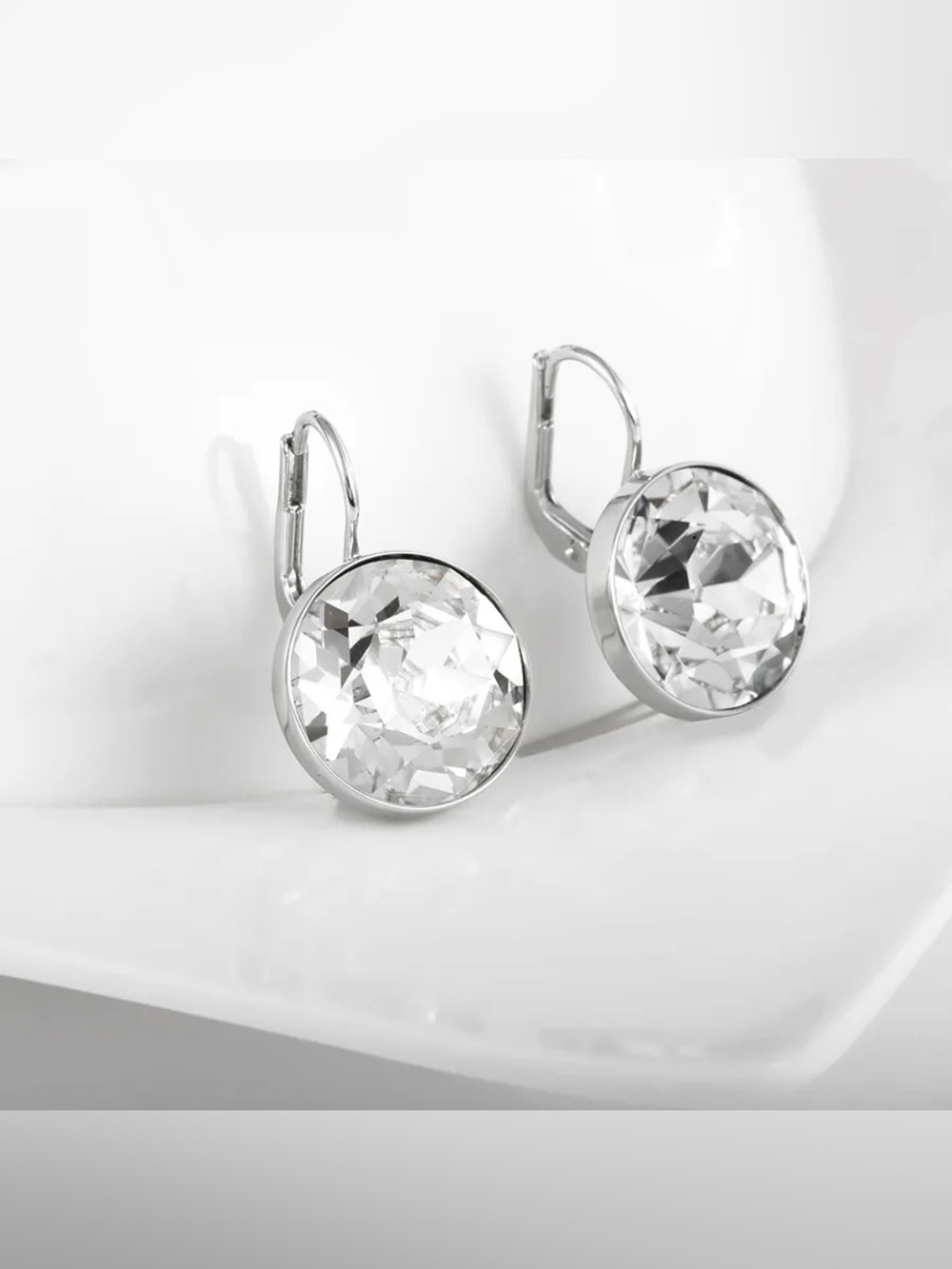Authentic Swarovski Bella LARGE Earrings, White, 883551. BNIB. RARE. - Picture 7 of 12